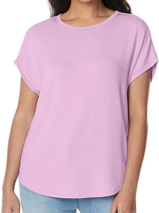 Buffalo David Bitton Tops - Buffalo David Bitton Lavender Short Sleeve Crewneck Top Pastel Lilac Size S